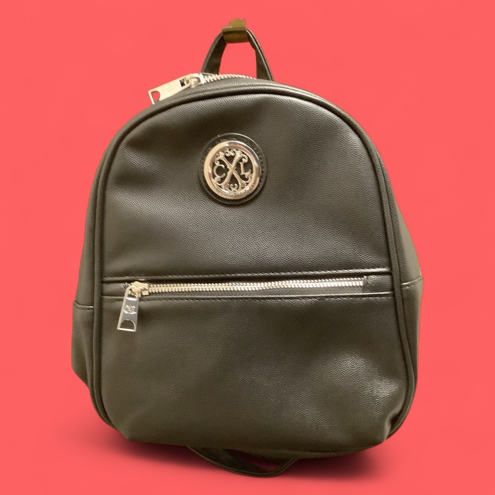 CXL by Christian Lecroix Black Backpack with Geometric Interior. NEW!